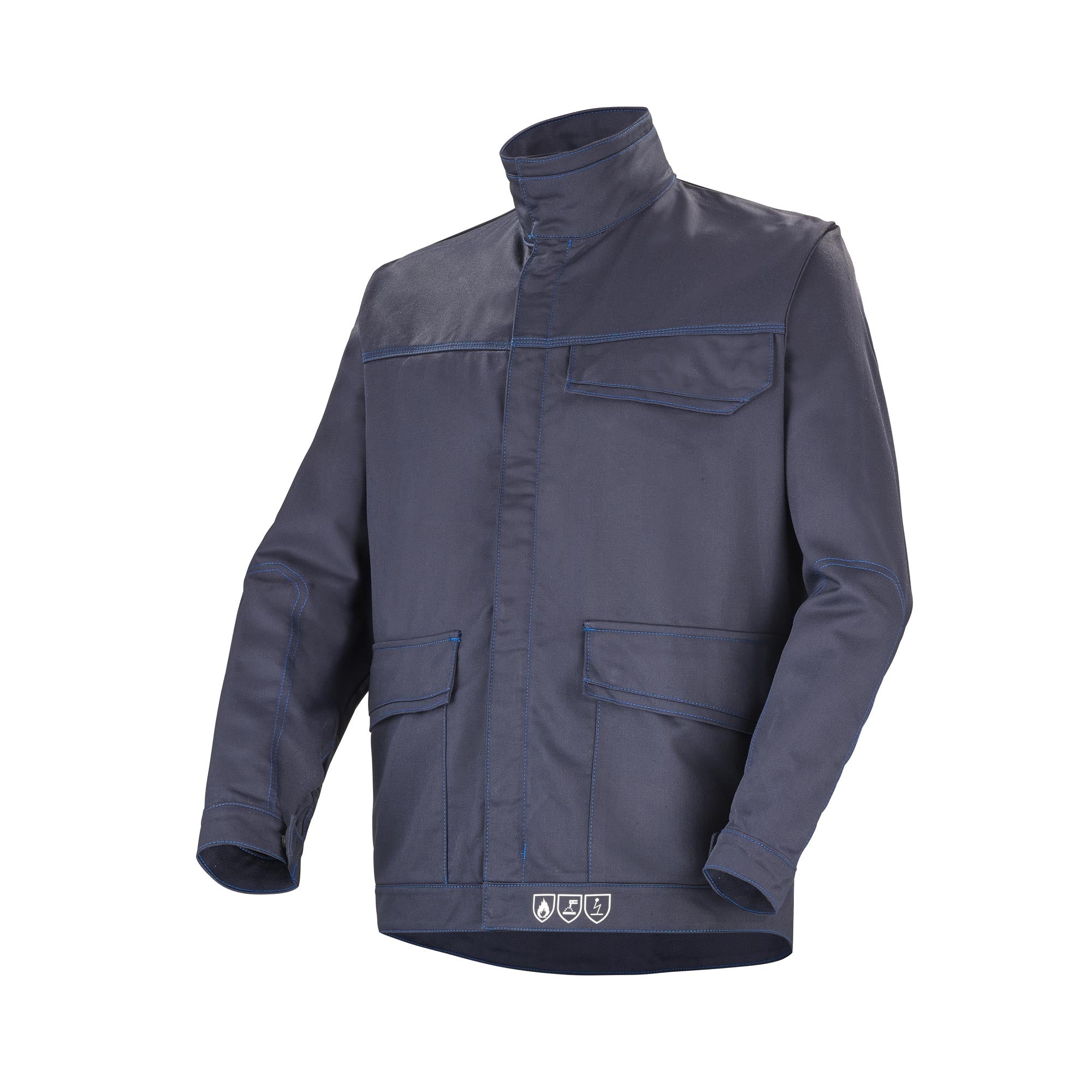 Blouson ALU PROTECT Dark Blue Chaleur et Flammes de la marque Cepovett Safety - Photo 3/4