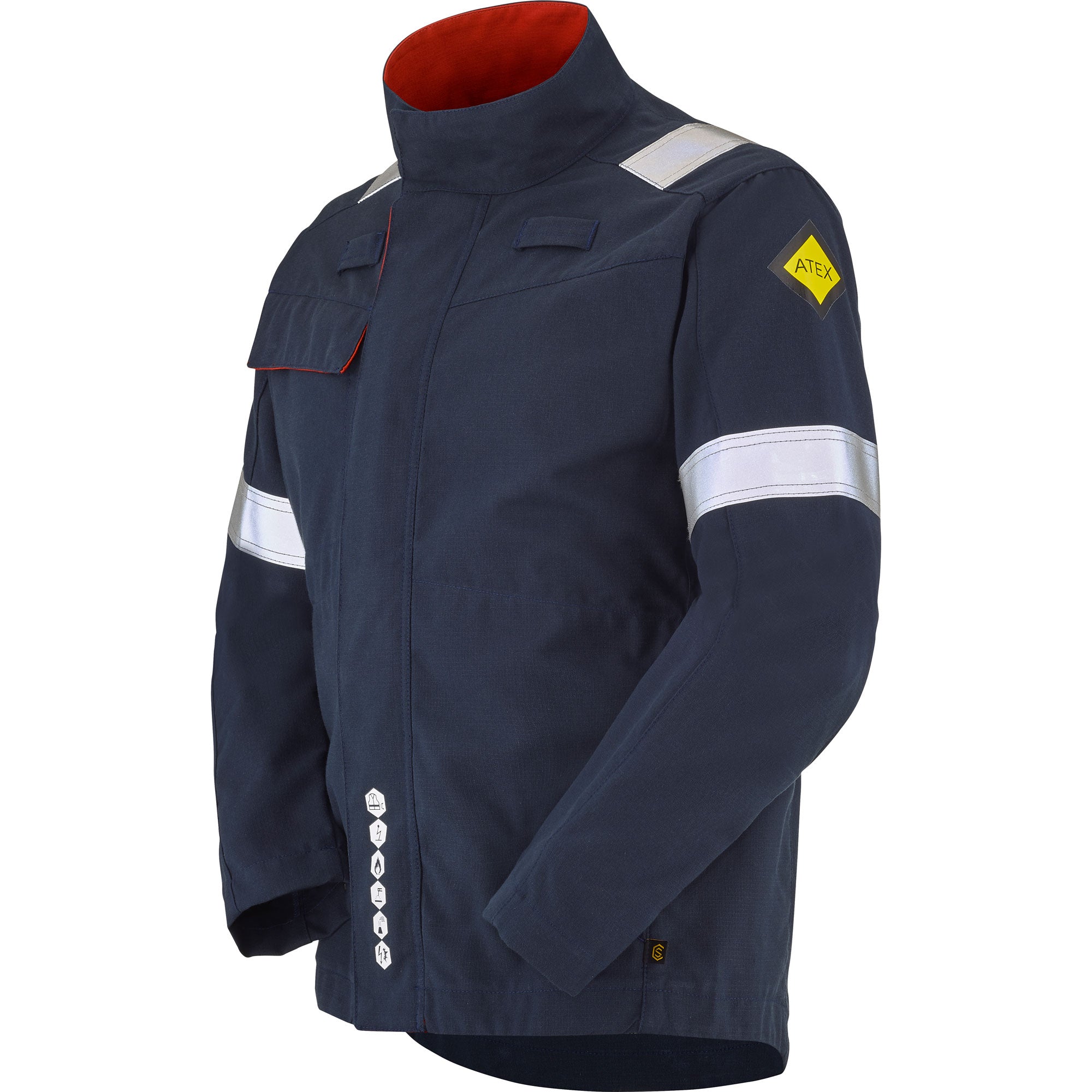 Blouson COLIMA Marine / Rouge Multirisques de la marque Cepovett Safety - Photo 3/4