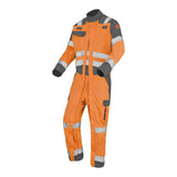Combinaison 2 zip CONDOR Orange Fluo / Gris Charcoal Multirisques de la marque Cepovett Safety - Photo 3/4