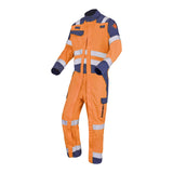 Combinaison 2 zip CONDOR Orange Fluo / Bleu Marine Multirisques de la marque Cepovett Safety - Photo 3/4