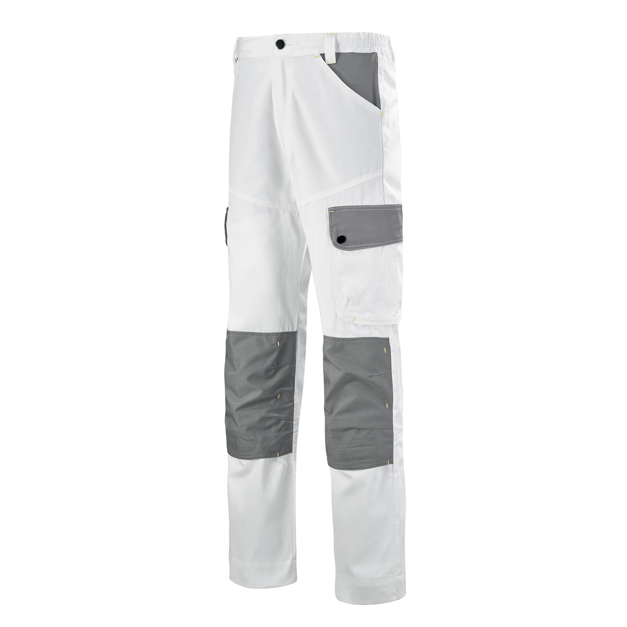 Pantalon CRAFT PAINT Blanc / Gris Convoy Artisan BTP de la marque Cepovett Safety - Photo 3/4