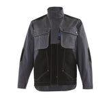 Blouson CRAFT WORKER Gris Convoy / Noir Artisan BTP de la marque Cepovett Safety - Photo face