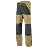 Pantalon renforcé CRAFT WORKER Savane / Noir Artisan BTP de la marque Cepovett Safety - Photo 3/4