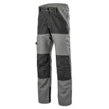 Pantalon renforcé CRAFT WORKER Gris Convoy / Noir Artisan BTP de la marque Cepovett Safety - Photo 3/4