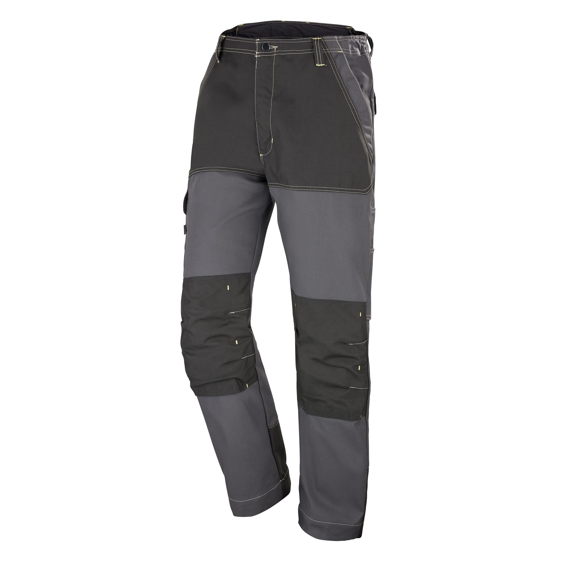 Pantalon renforcé CRAFT WORKER Gris Charcoal / Noir Artisan BTP de la marque Cepovett Safety - Photo 3/4