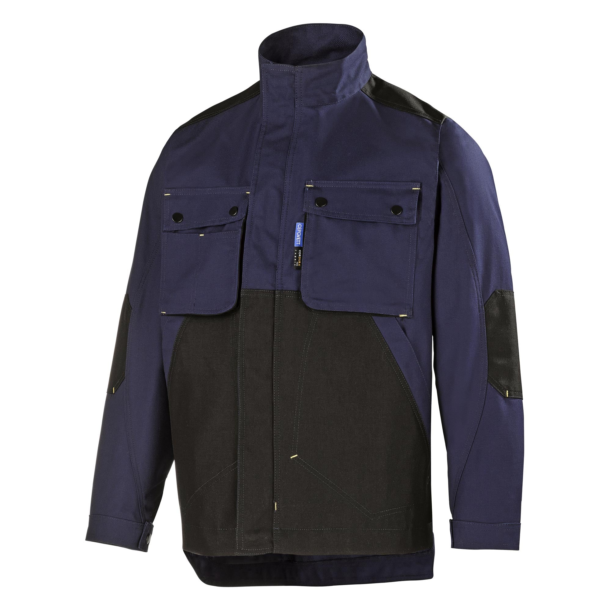 Blouson CRAFT WORKER Navy / Noir Artisan BTP de la marque Cepovett Safety - Photo 3/4