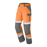 Pantalon ESCORIAL Orange Fluo / Gris Charcoal Multirisques de la marque Cepovett Safety - Photo 3/4