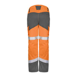 Pantalon ESCORIAL Orange Fluo / Gris Charcoal Multirisques de la marque Cepovett Safety - Photo dos