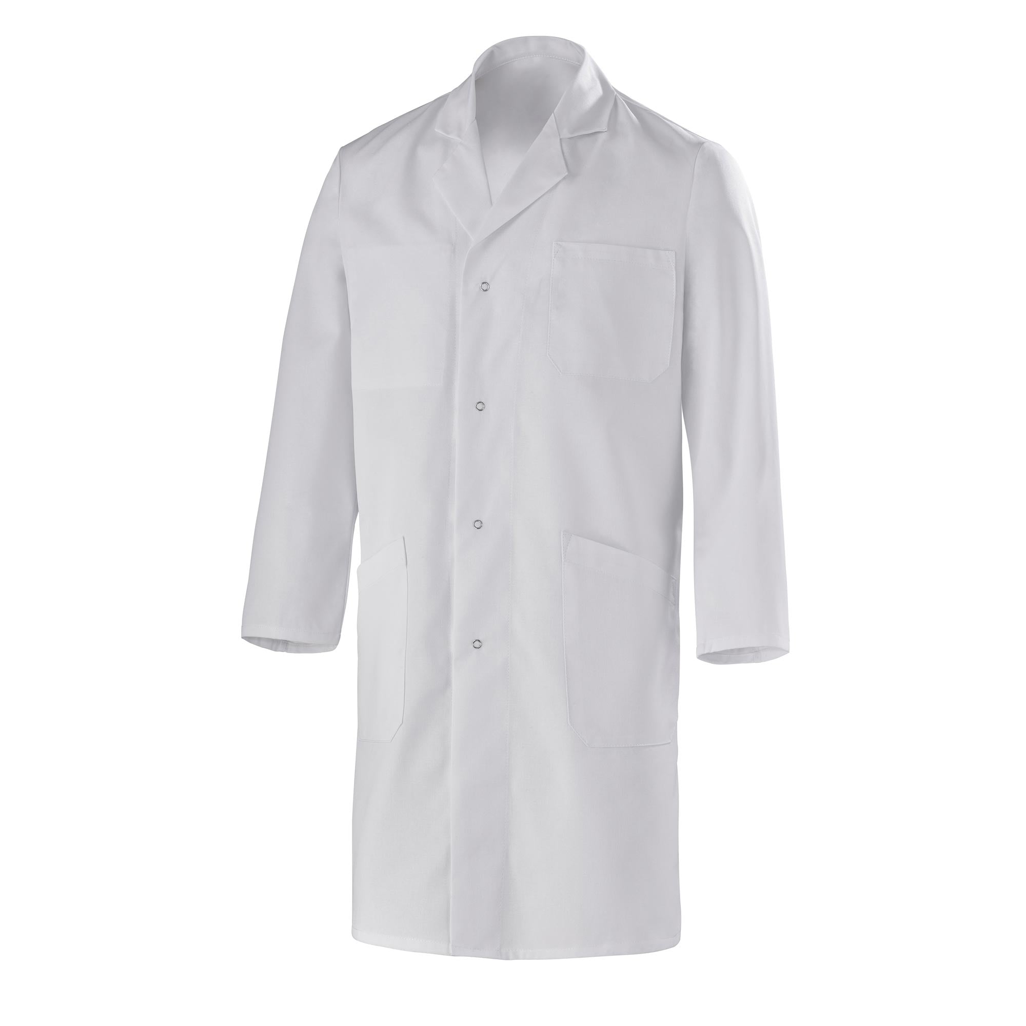 Blouse à grippers ESSENTIELS 260 Blanc Industrie de la marque Cepovett Safety - Photo 3/4