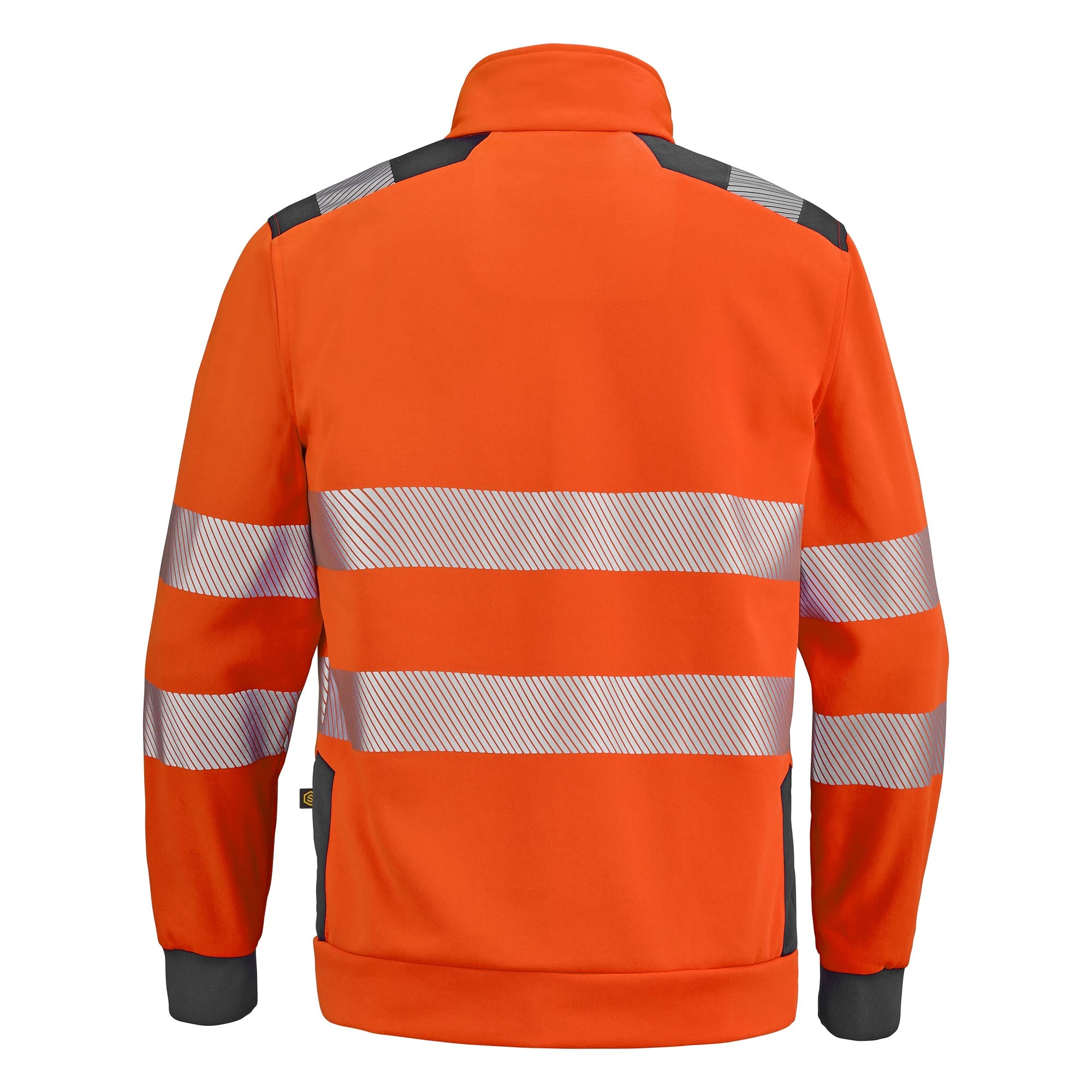Sweat JACKHAMMER Orange Fluo / Gris Charcoal Haute Visibilité de la marque Cepovett Safety - Photo dos