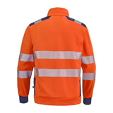 Sweat JACKHAMMER Orange Fluo / Bleu Marine Haute Visibilité de la marque Cepovett Safety - Photo dos