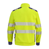 Sweat JACKHAMMER Jaune Fluo / Bleu Marine Haute Visibilité de la marque Cepovett Safety - Photo dos