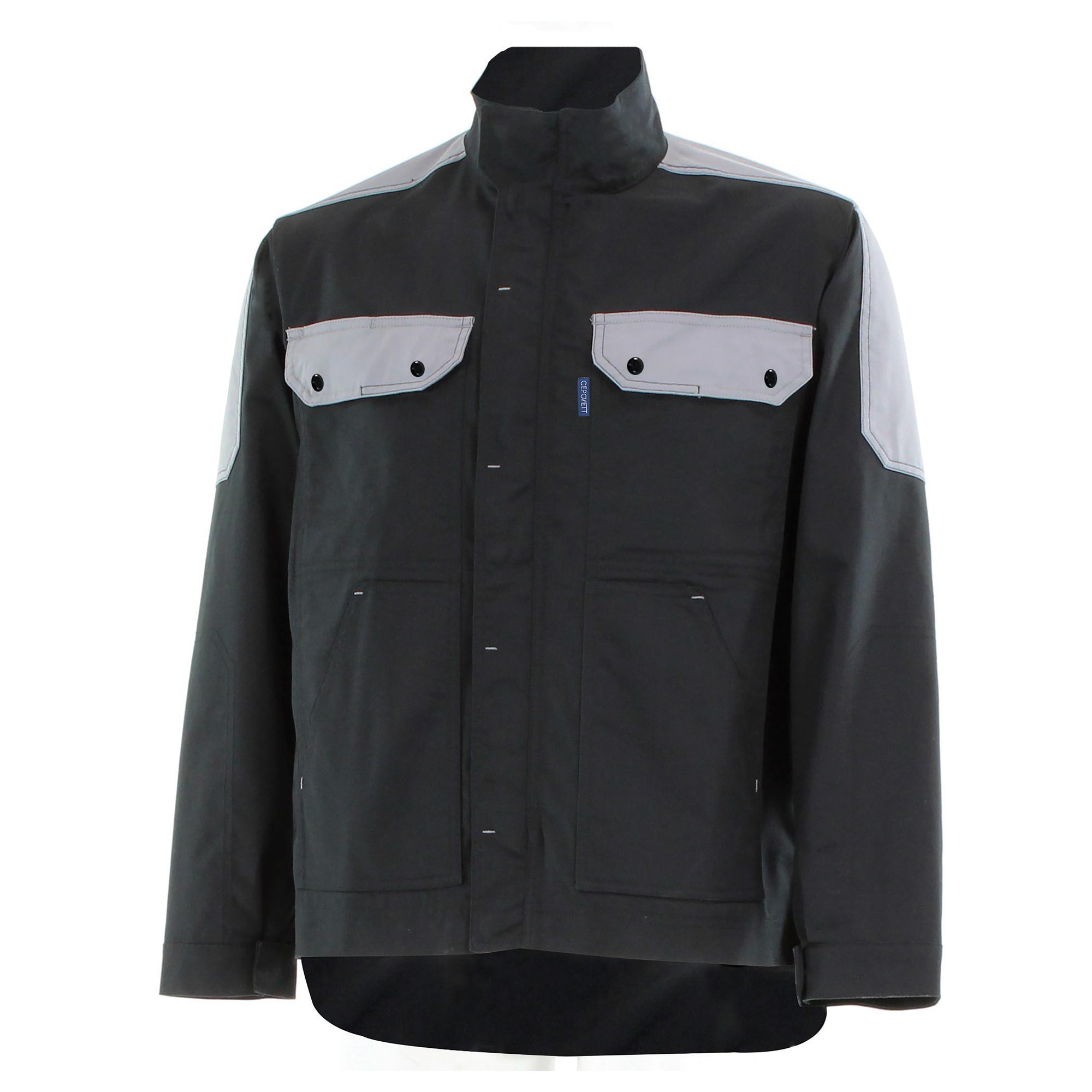 Blouson KARGO PRO LIGHT Noir / Gris Graphite Artisan BTP de la marque Cepovett Safety - Photo 3/4