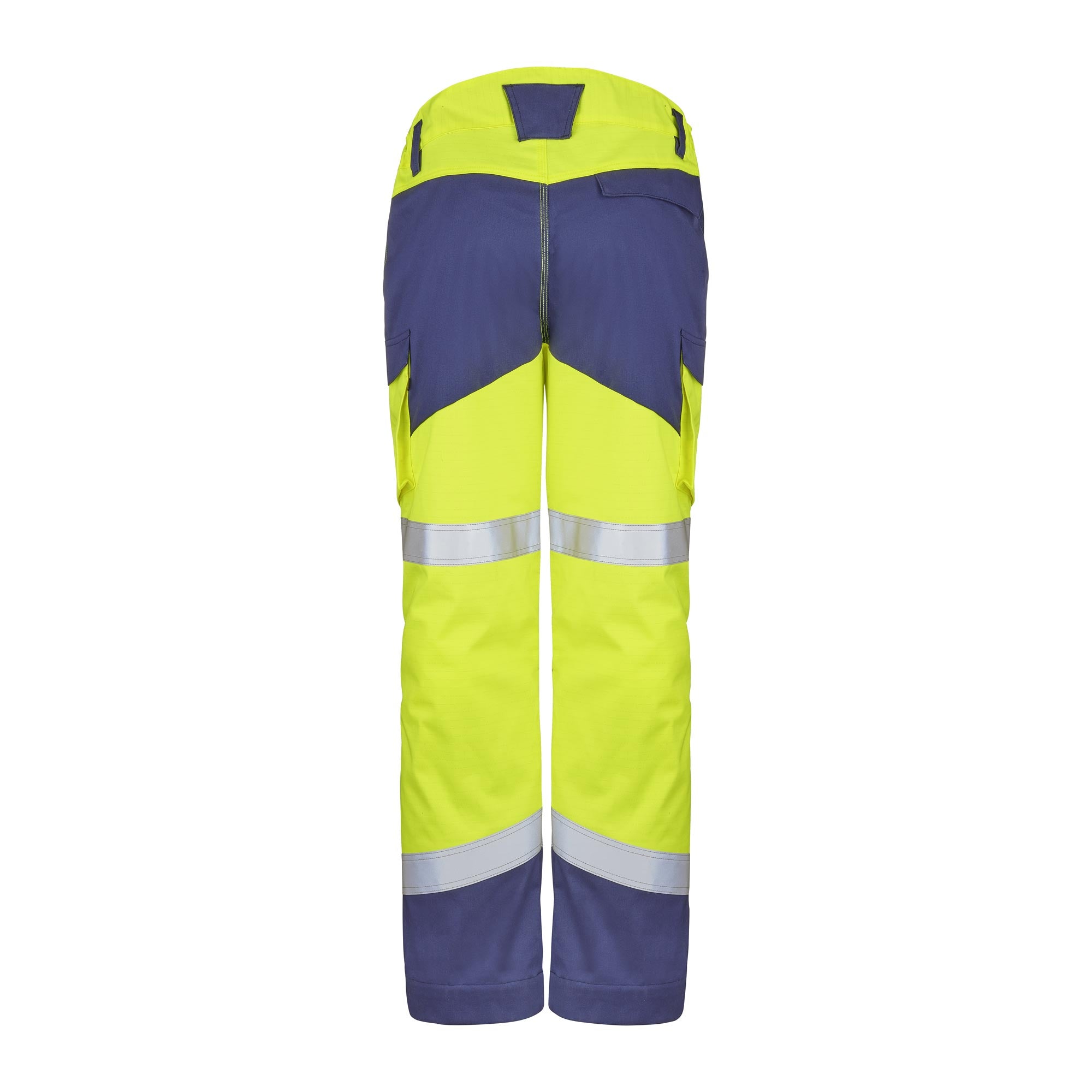 Pantalon LINZOR Jaune Fluo / Bleu Marine Multirisques de la marque Cepovett Safety - Photo dos