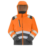 Softshell TATRAS XP PI Orange Fluo / Gris Charcoal Haute Visibilité de la marque Cepovett Safety - Photo face