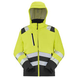 Softshell TATRAS XP PI Jaune Fluo / Noir Haute Visibilité de la marque Cepovett Safety - Photo face