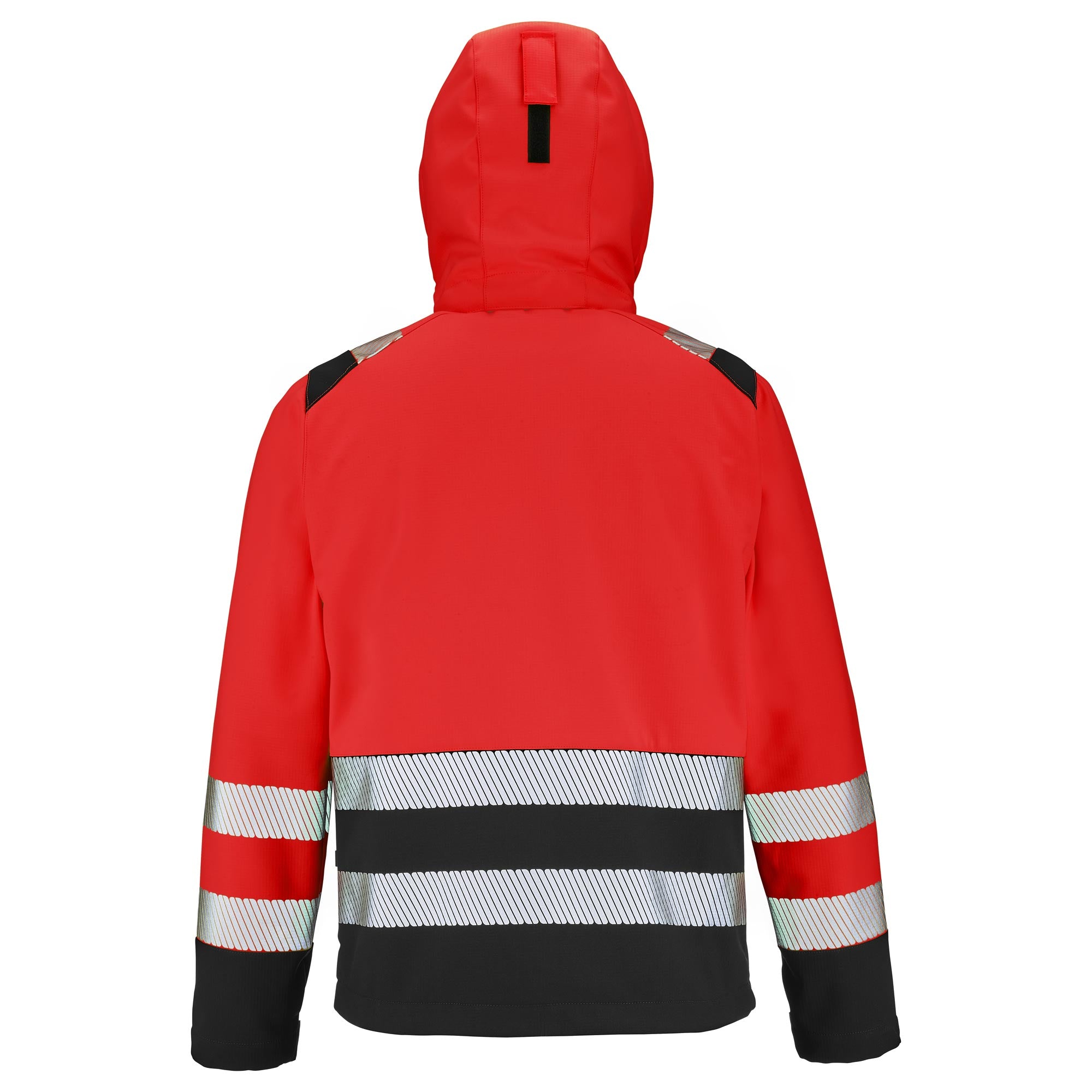 Softshell TATRAS XP PI Rouge Fluo / Noir Haute Visibilité de la marque Cepovett Safety - Photo dos