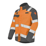 Blouson ABRA Orange Fluo / Bleu Marine Multirisques de la marque Cepovett Safety - Photo 3/4