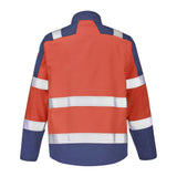 Blouson ABRA Orange Fluo / Bleu Marine Multirisques de la marque Cepovett Safety - Photo 3/4