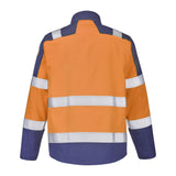 Blouson ABRA Orange Fluo / Bleu Marine Multirisques de la marque Cepovett Safety - Photo 3/4