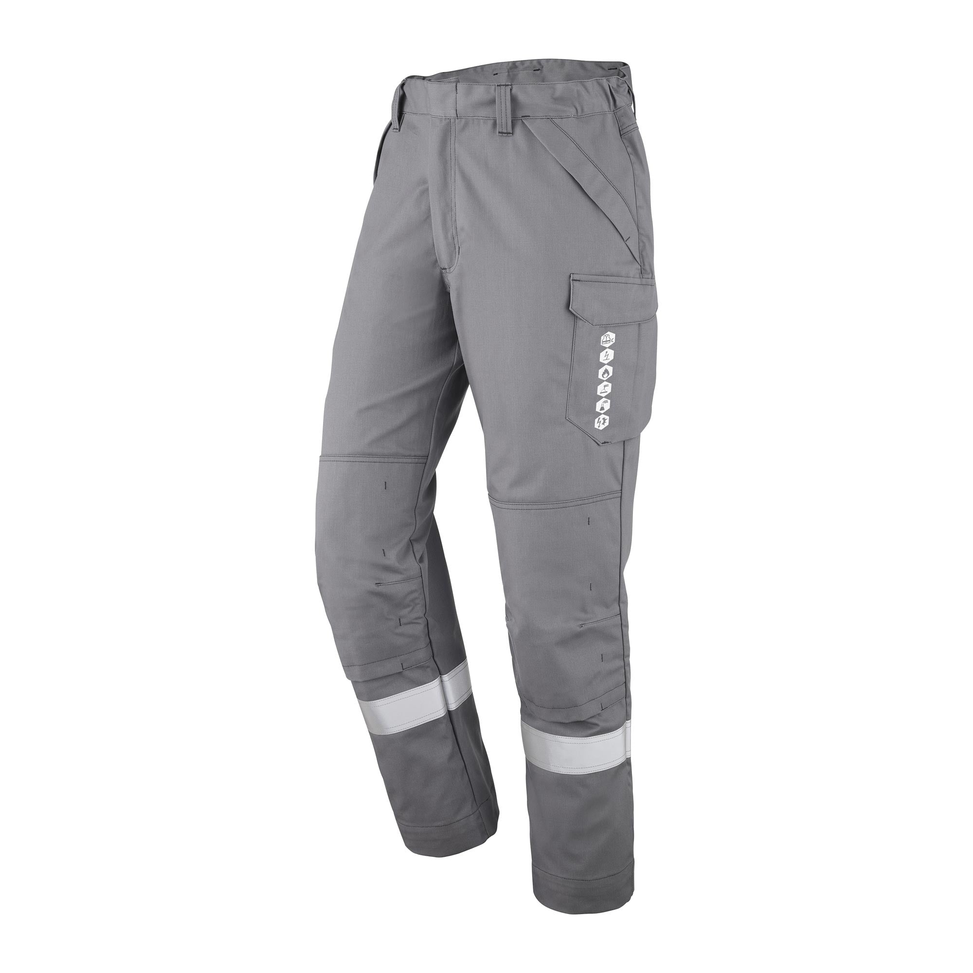 Pantalon poches genoux ANTUCO Bleu Marine Multirisques de la marque Cepovett Safety - Photo 3/4