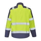 Blouson ATA Jaune Fluo / Bleu Marine Multirisques de la marque Cepovett Safety - Photo 3/4