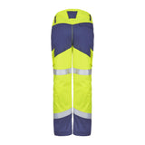 Pantalon BAYO PI Jaune Fluo / Bleu Marine Multirisques de la marque Cepovett Safety - Photo 3/4
