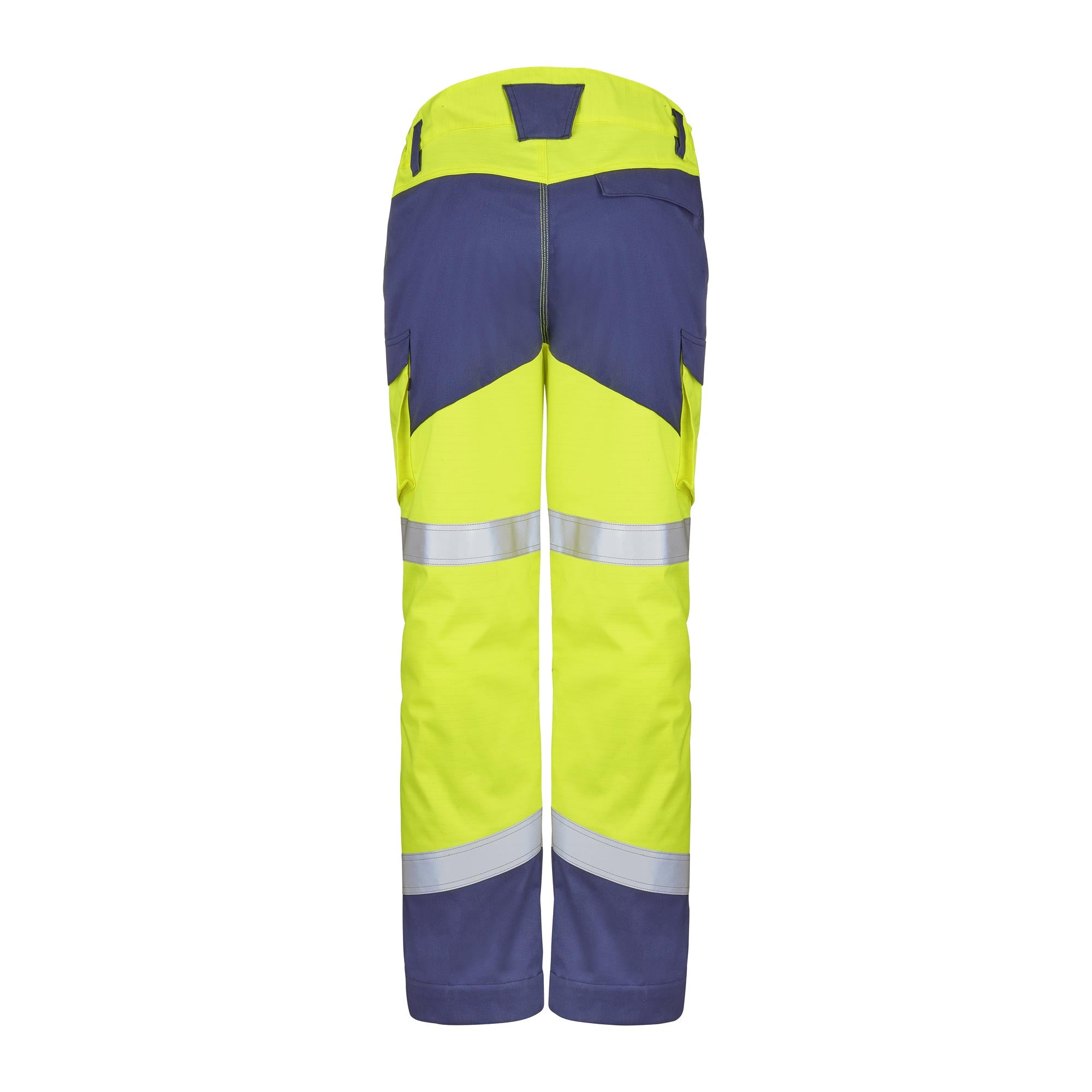 Pantalon BAYO PI Jaune Fluo / Bleu Marine Multirisques de la marque Cepovett Safety - Photo 3/4