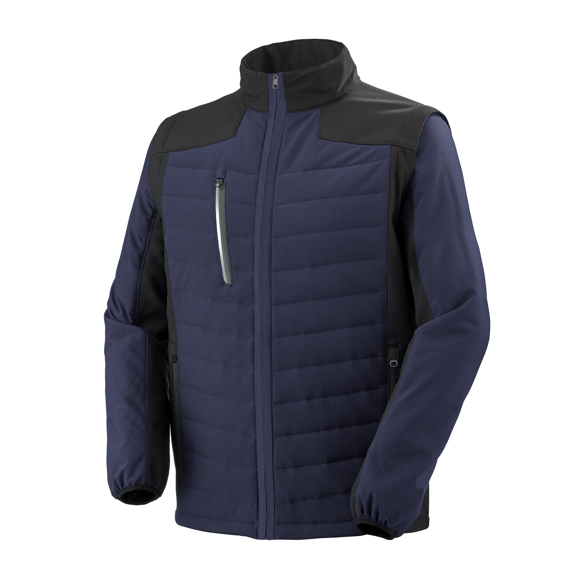 Veste hybride CARPATES Noir Artisan BTP de la marque Cepovett Safety - Photo 3/4
