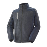 Pull zippé CHAMPOLEON Bleu Chiné / Noir Artisan BTP de la marque Cepovett Safety - Photo 3/4