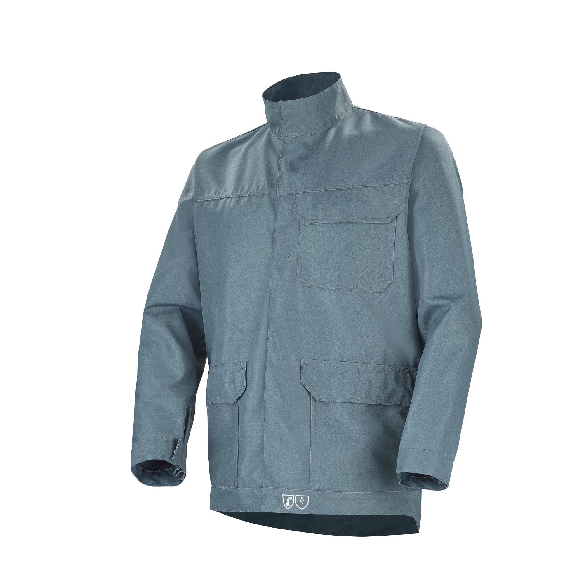 Blouson CHEMICAL PRO Gris Acier Protection Chimique de la marque Cepovett Safety - Photo 3/4