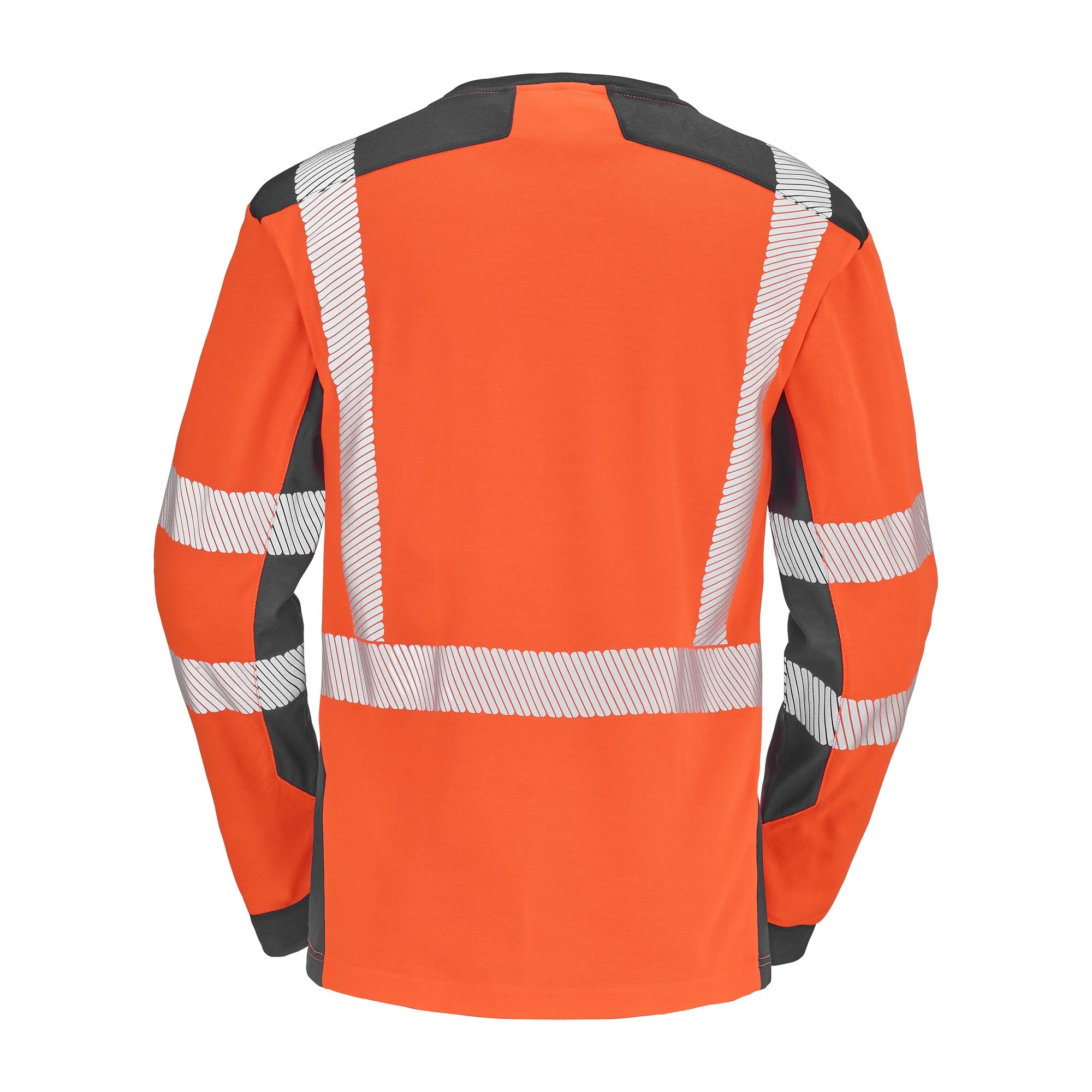 Tee-shirt CHERGUI Orange Fluo / Bleu Marine Haute Visibilité de la marque Cepovett Safety - Photo 3/4