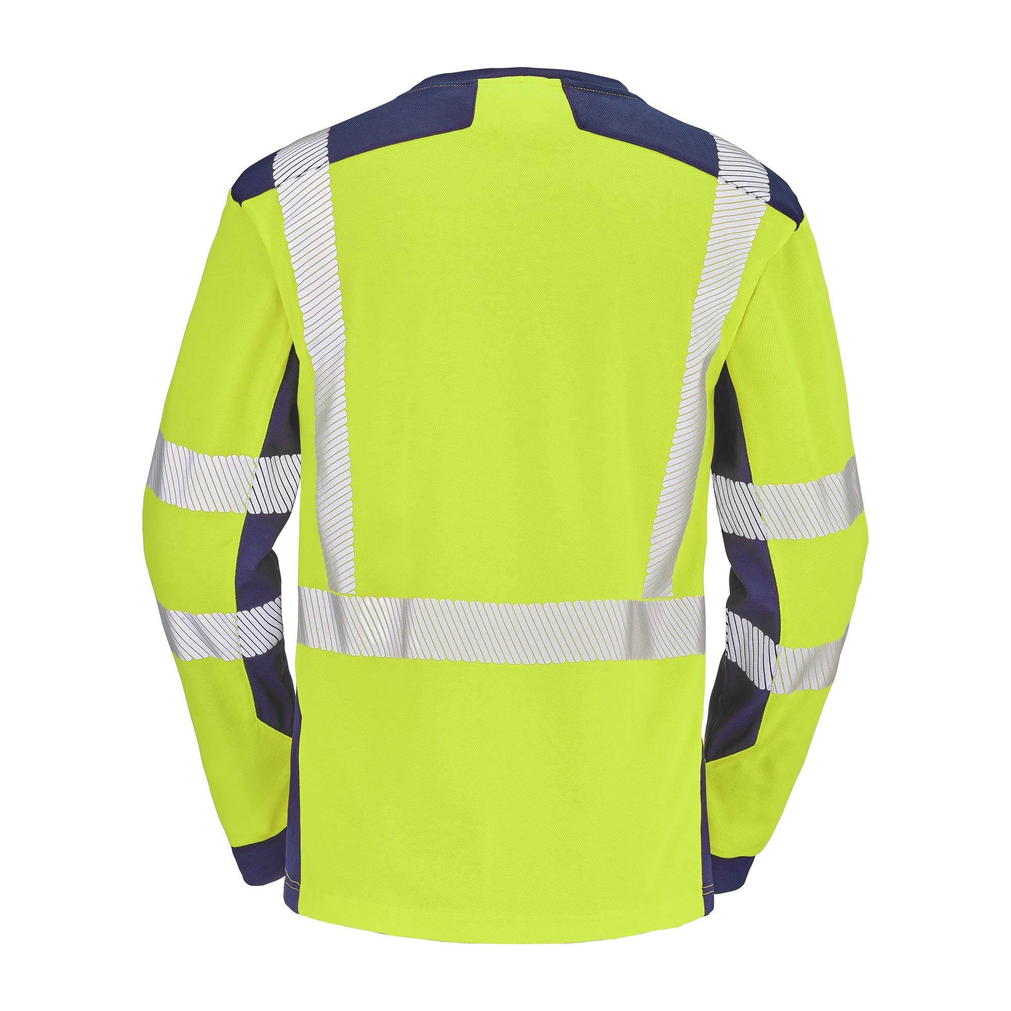 Tee-shirt CHERGUI Orange Fluo / Bleu Marine Haute Visibilité de la marque Cepovett Safety - Photo 3/4