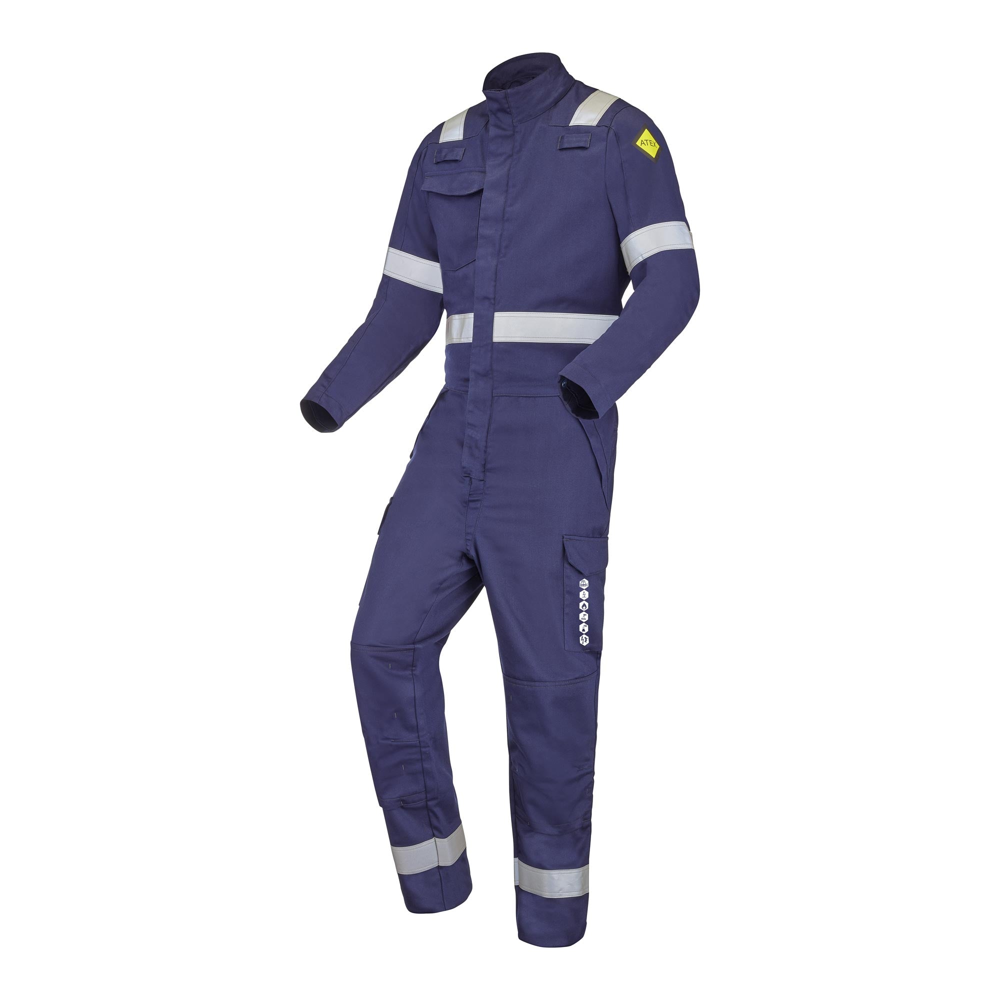Combinaison COLACHI Bleu Marine Multirisques de la marque Cepovett Safety - Photo 3/4