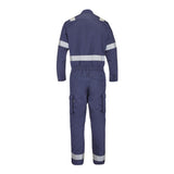 Combinaison 2 zip COLORADO Bleu Marine Multirisques de la marque Cepovett Safety - Photo dos