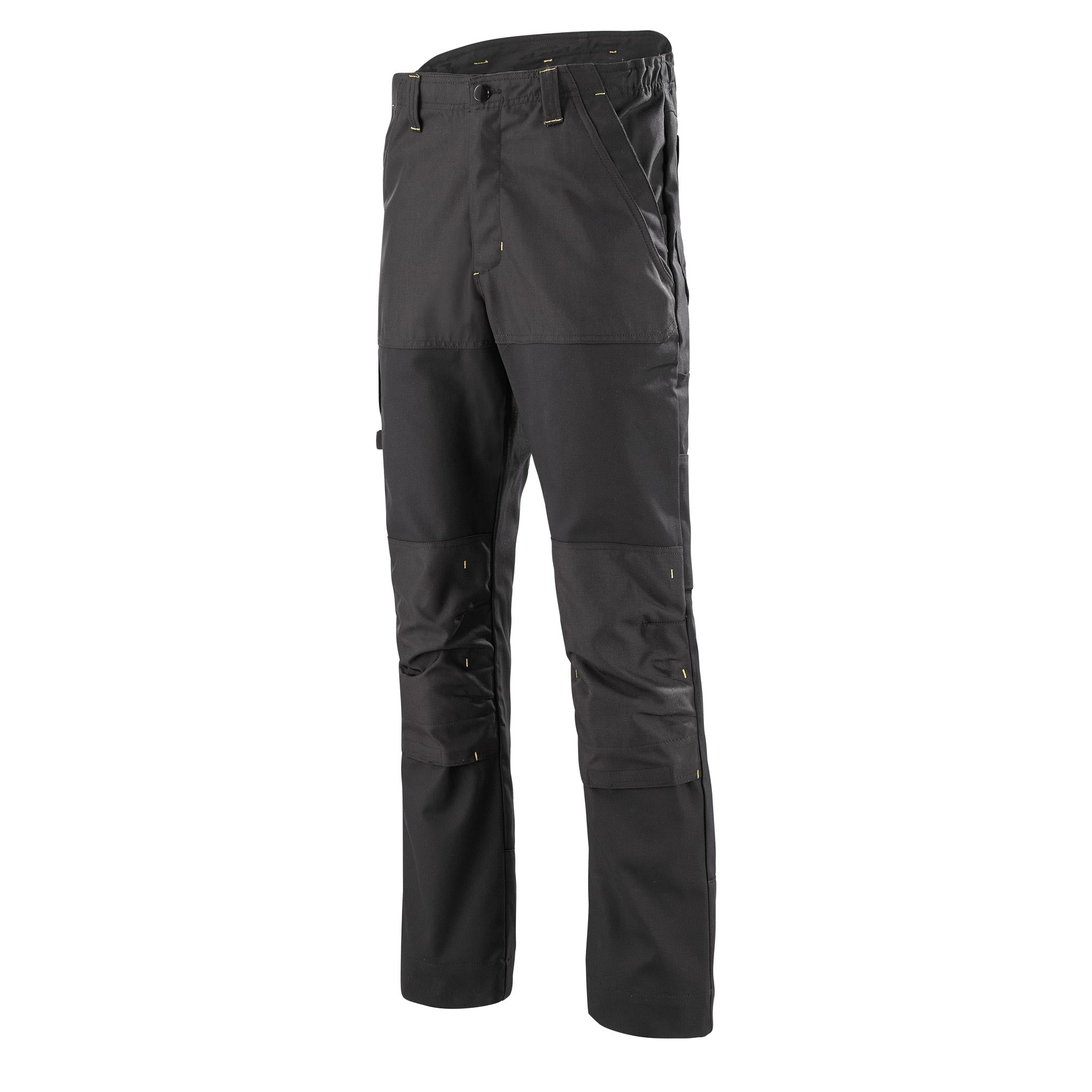 Pantalon renforcé CRAFT WORKER Gris Charcoal / Noir Artisan BTP de la marque Cepovett Safety - Photo 3/4
