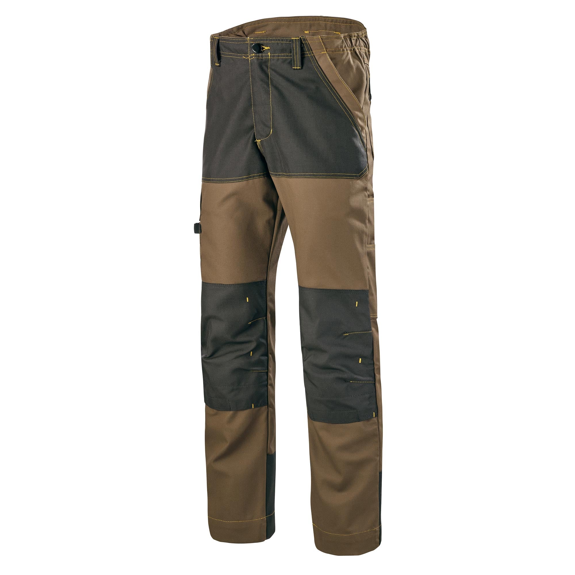 Pantalon renforcé CRAFT WORKER Gris Charcoal / Noir Artisan BTP de la marque Cepovett Safety - Photo 3/4