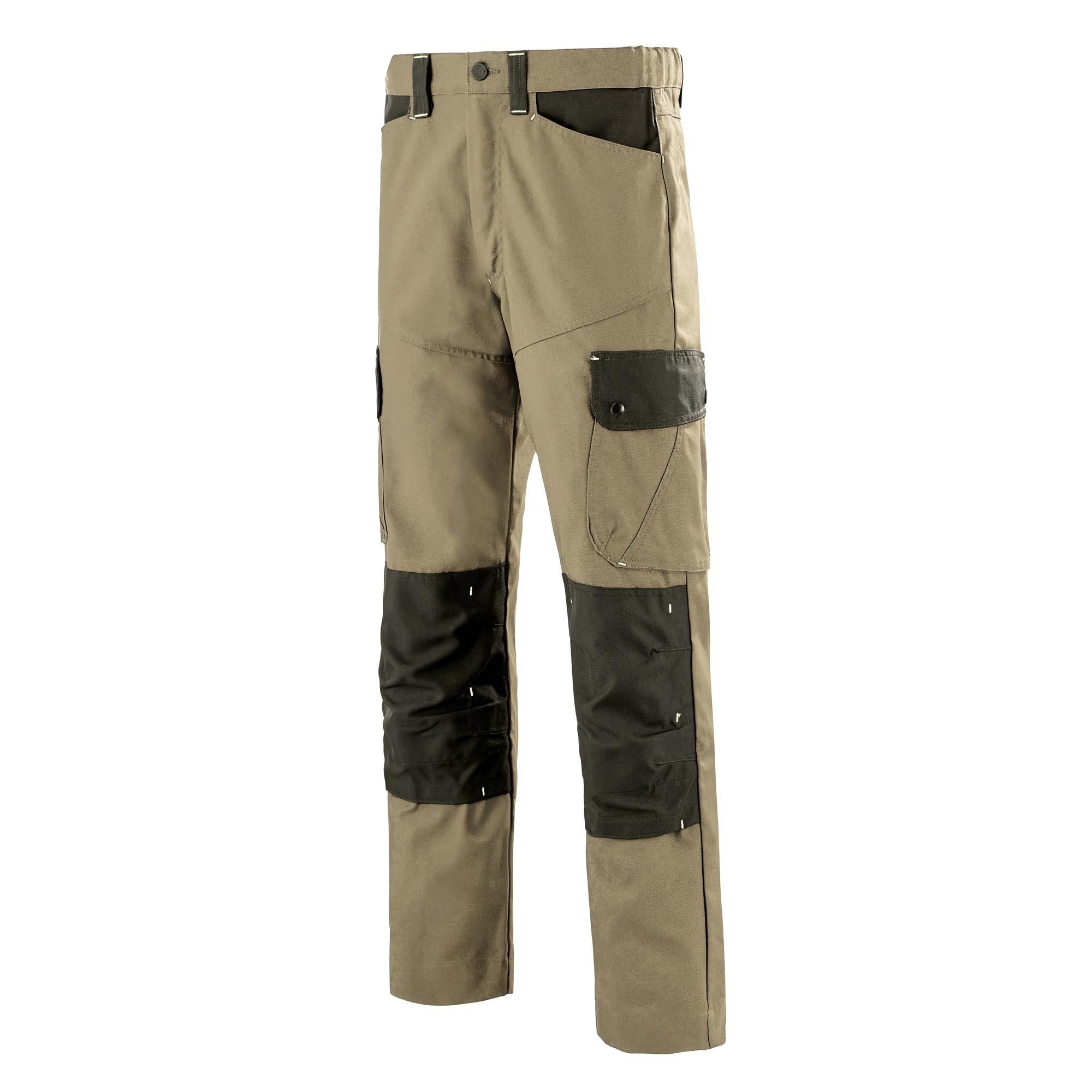Pantalon CRAFT WORKER Gris Charcoal / Noir Artisan BTP de la marque Cepovett Safety - Photo 3/4
