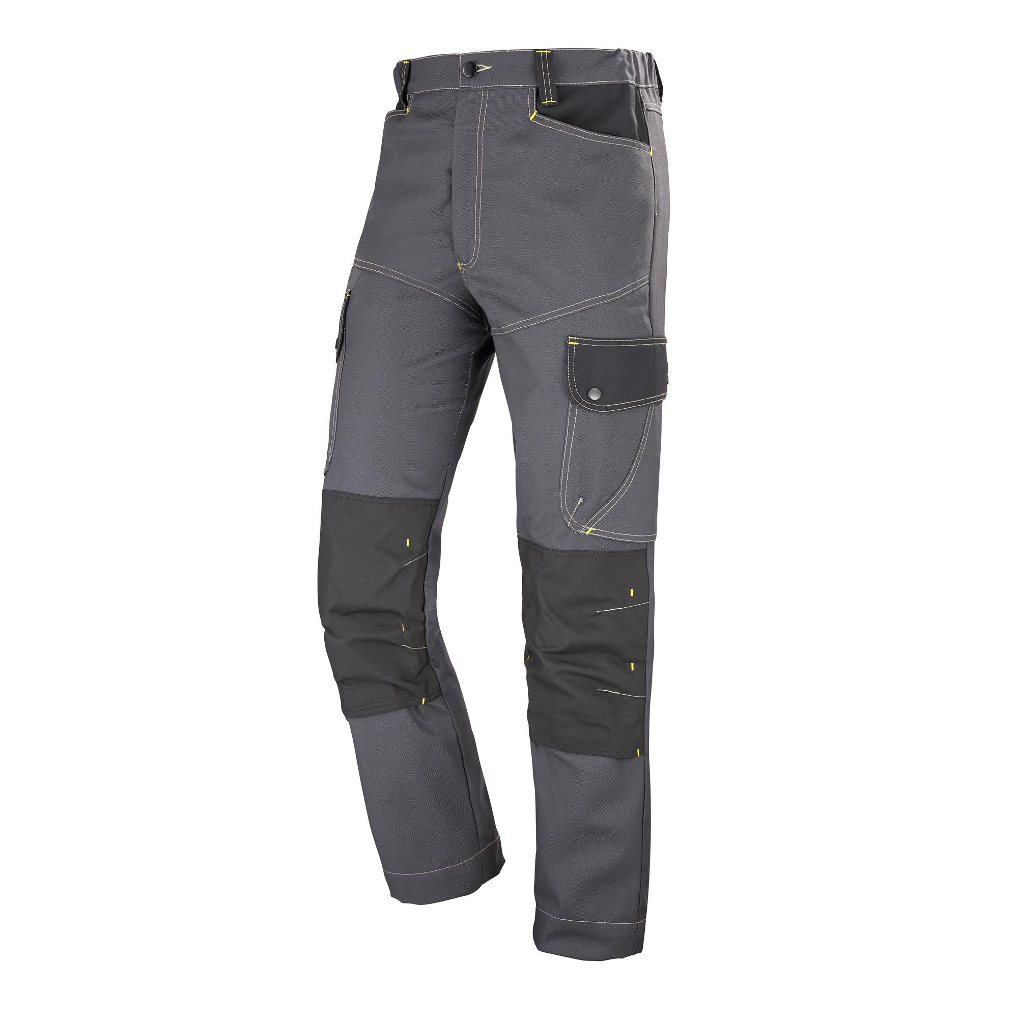 Pantalon CRAFT WORKER Gris Charcoal / Noir Artisan BTP de la marque Cepovett Safety - Photo 3/4