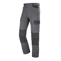 Pantalon CRAFT WORKER Gris Charcoal / Noir Artisan BTP de la marque Cepovett Safety - Photo 3/4