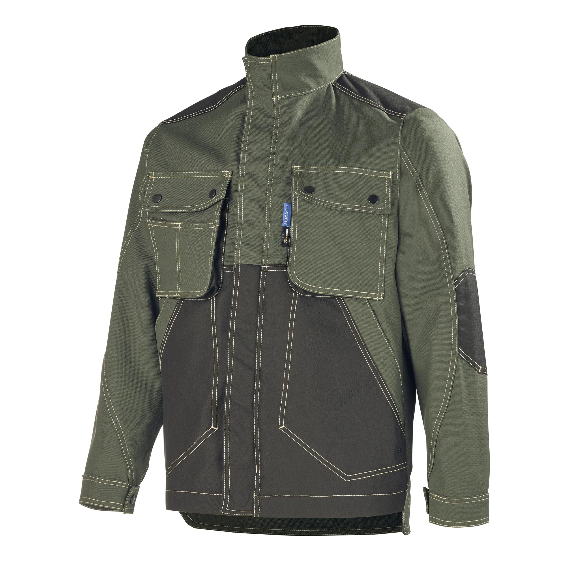 Blouson CRAFT WORKER Gris Charcoal / Noir Artisan BTP de la marque Cepovett Safety - Photo 3/4