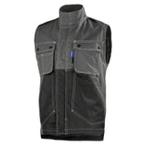 Gilet CRAFT WORKER Gris Charcoal / Noir Artisan BTP de la marque Cepovett Safety - Photo 3/4