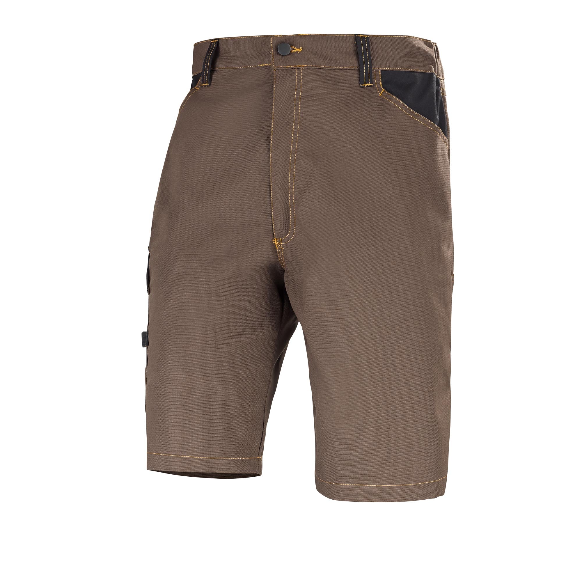 Bermuda CRAFT WORKER Marron / Noir Artisan BTP de la marque Cepovett Safety - Photo 3/4