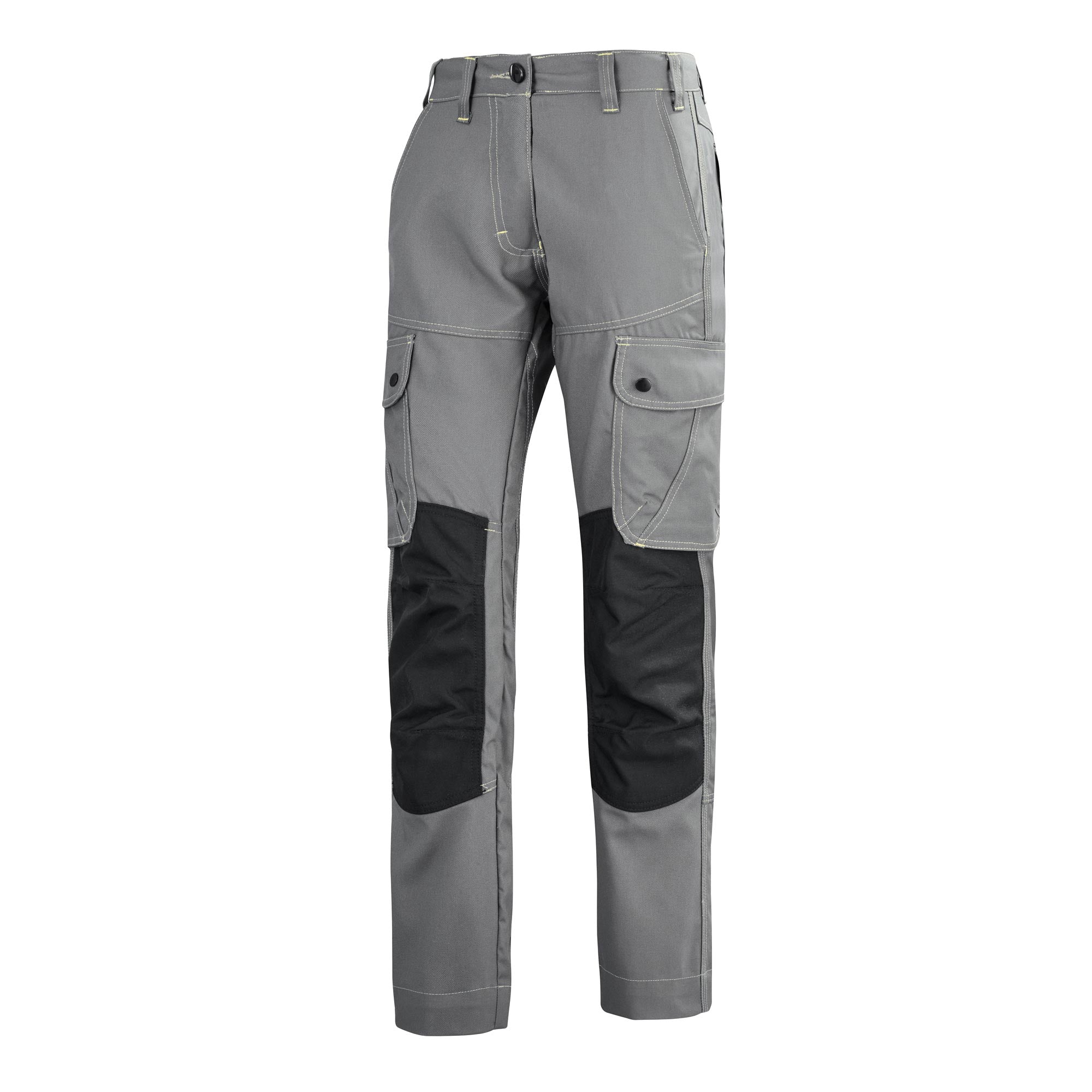 Pantalon femme CRAFT WORKER Gris Convoy / Noir Artisan BTP de la marque Cepovett Safety - Photo 3/4