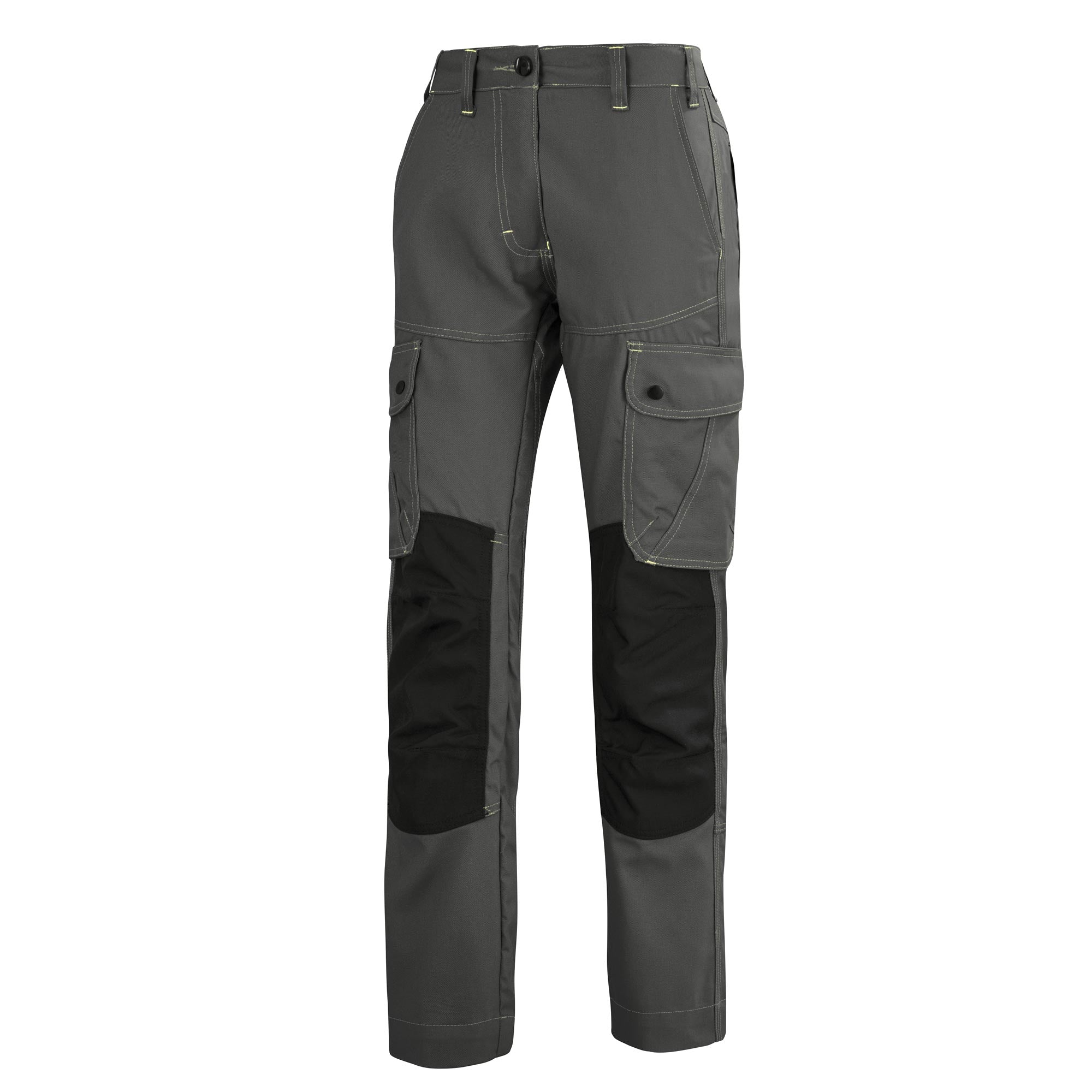 Pantalon femme CRAFT WORKER Gris Convoy / Noir Artisan BTP de la marque Cepovett Safety - Photo 3/4