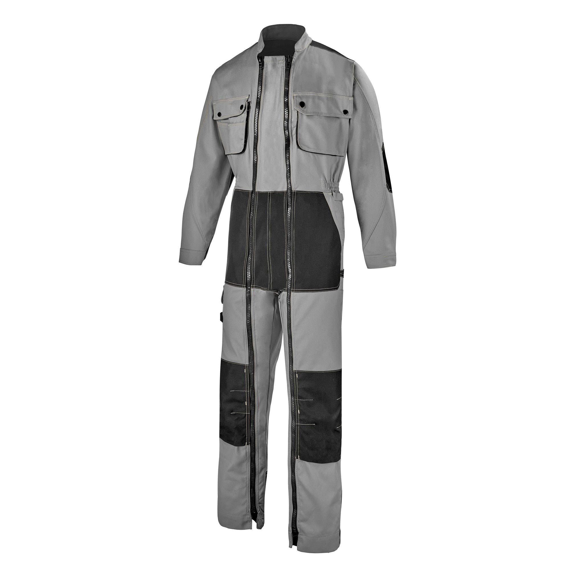 Combinaison 2 zip CRAFT WORKER Gris Charcoal / Noir Artisan BTP de la marque Cepovett Safety - Photo 3/4