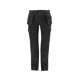 Jeans poches holster DENIM Noir Artisan BTP de la marque Cepovett Safety - Photo face