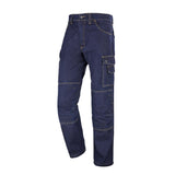 Jeans multipoches genouillères DENIM Bleu Jean Artisan BTP de la marque Cepovett Safety - Photo 3/4