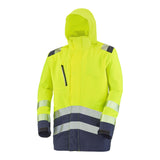 Parka coque ERWIN Jaune Fluo / Bleu Marine Haute Visibilité de la marque Cepovett Safety - Photo 3/4