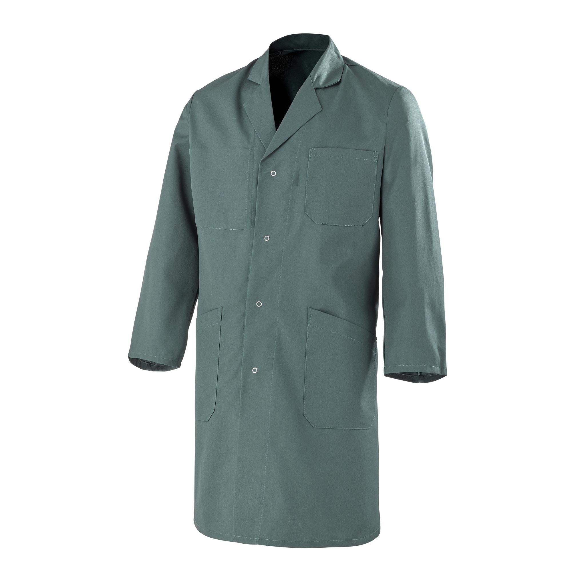 Blouse à grippers ESSENTIELS 240 Blanc Industrie de la marque Cepovett Safety - Photo 3/4
